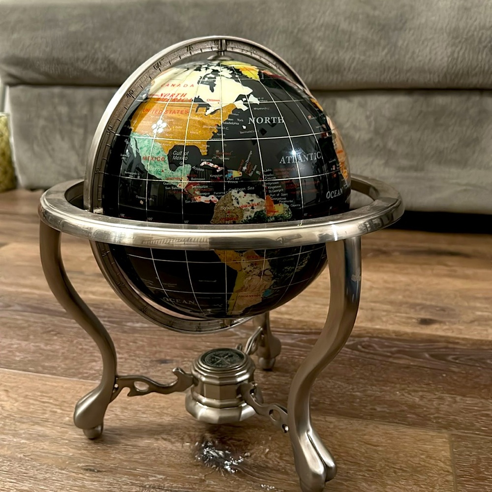 Beautiful tabletop globe